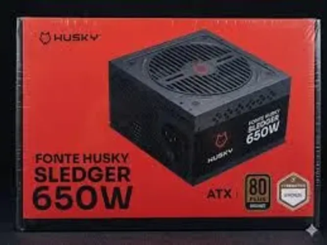 Fonte Husky Sledger 650 watts 80 plus bronze - Lacrado