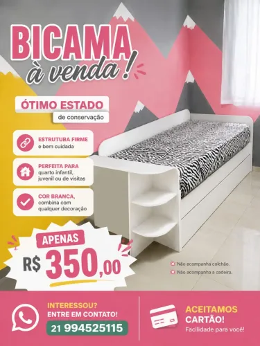 Vendo bicama em ótimo estado !