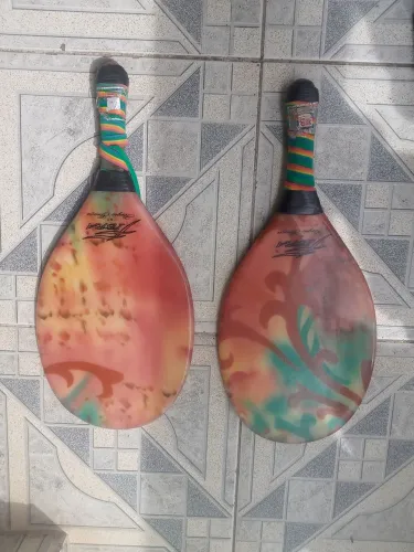 2 raquete de frescobol