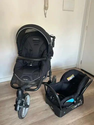 Carrinho Bébé Confort High Trek + Bebê Conforto Streety + Base