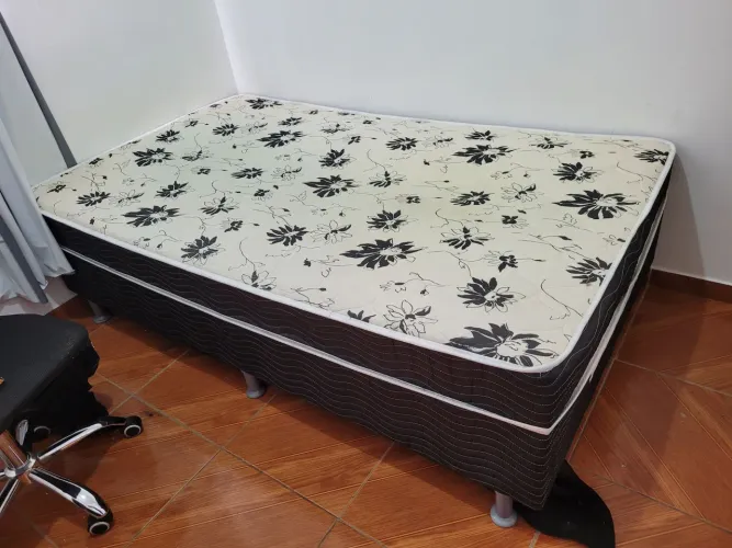 Cama de casal box ortopédica