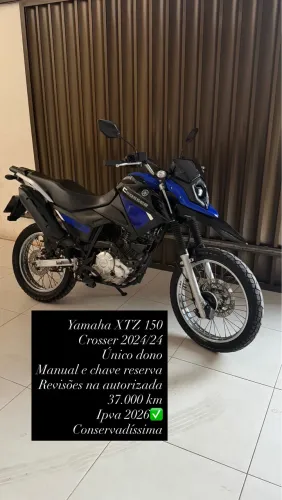 Xtz 150 crosser 2024/24 novíssima vendo/troco