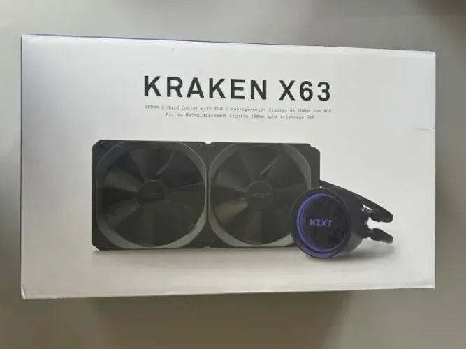 Water Cooler NZXT Kraken X63 RGB 280mm - Novo Lacrado!