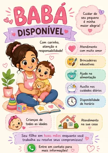 Babá disponível 