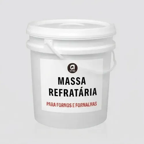 Massa Alta Temperatura Refrataria Forno Até 1200°c 5kg