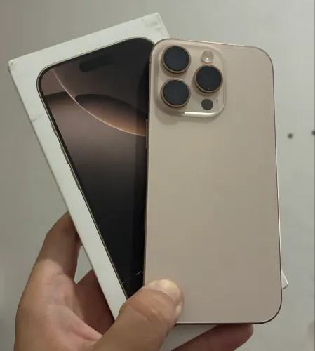 IPHONE 16 PRO - SEM MARCA DE USO - MUITO NOVO + GARANTIA APPLE ATÉ AGOSTO DE 2026