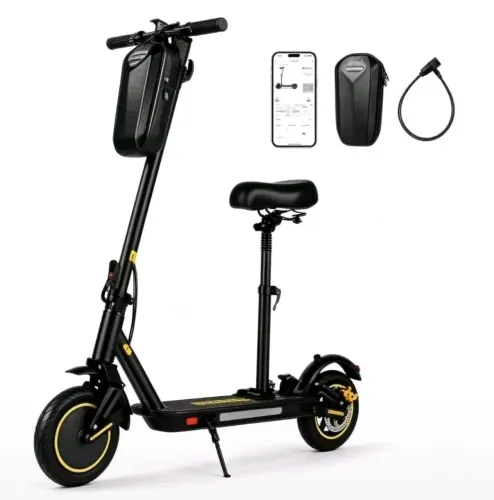 Patinete elétrico para adulto Trailforge 600w com amortecedor duplo