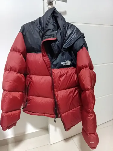 Jaqueta Puffer The North Face Red Black