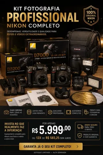 Nikon D700 D3200 + lentes e acessórios