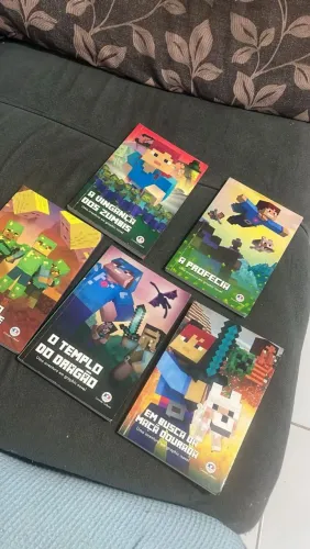 5 livros cole ao Minecraft