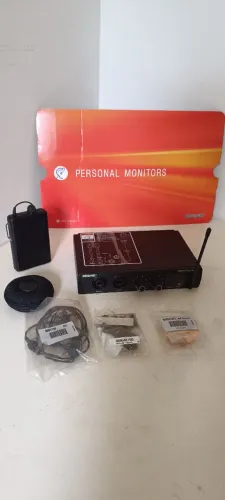 Sistema de Monitor In-Ear Sem Fio Shure + nota fiscal