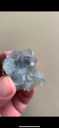 Amostra Fluorita Cúbica Azul