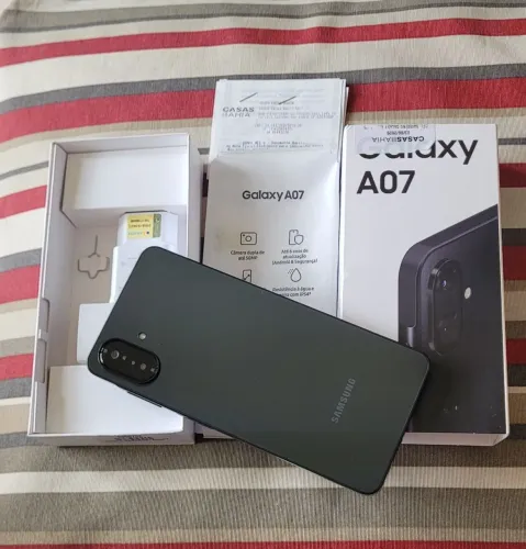 Celular Samsung A07 novo 128gb