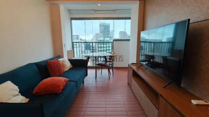Apartamento com 1 quarto para alugar, 35 m² por R$ 5.624/mês - Consolação - São Paulo/SP