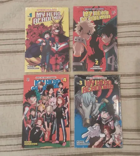 mangás boku no hero | my hero academia vol 1 a 4