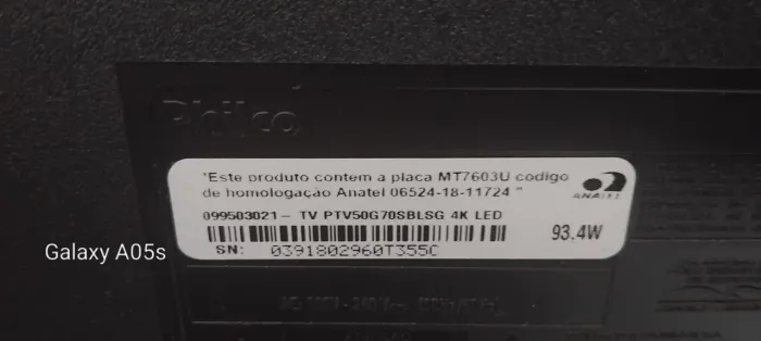 Smart TV Philco Ultra HD Wi-Fi 50 polegadas