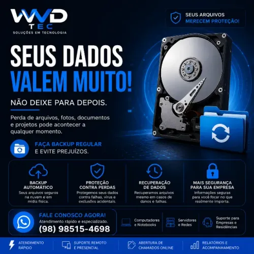 Backup e Recuperação de Dados em São Luís