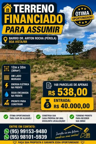 VENDE-SE TERRENO.