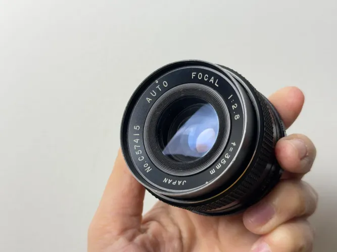 Lente Vintage Focal 35mm - rosca. Perfeita!