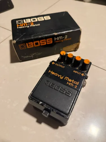Pedal Boss HM-2 Heavy Metal JAPAN BLACK LABEL RARO!