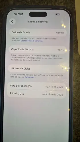 iPhone 17 pro Max branco 256gb