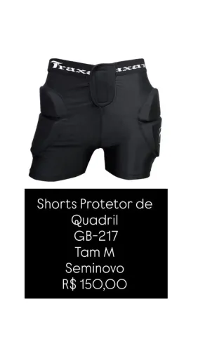 Bermuda protetora de quadril