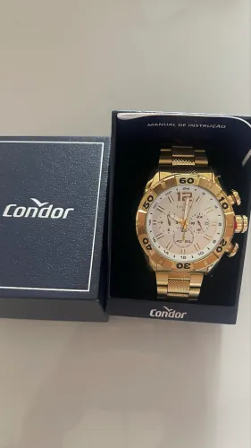 Relógio Condor Dourado Masculino