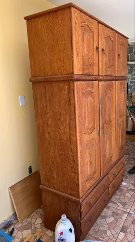 Guarda roupa madeira rustico