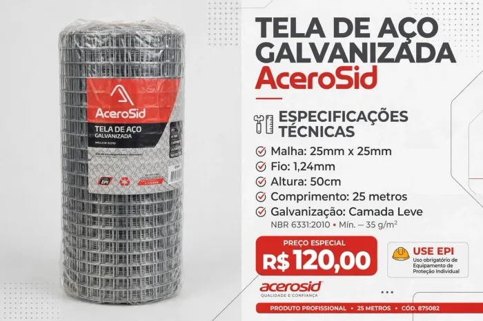 Tela de aço