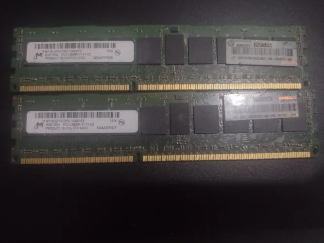 16GB DE MEMORIA RAM DDR3 1600mhz ECC R-DIMM (8x2)
