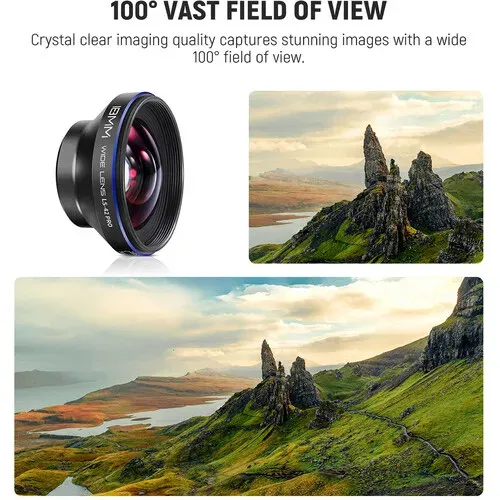 Lente Original Neewer LS-42 Pro 18mm Wide HD para Smartphone - NOVA