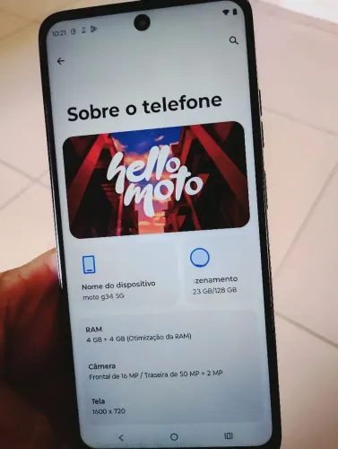 Motorola g34 128 GB todo original