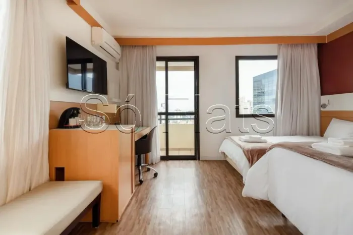 Apartamento Quality Faria Lima 29m² 1 dorm 1 vaga em Pinheiros disponível para Locação.