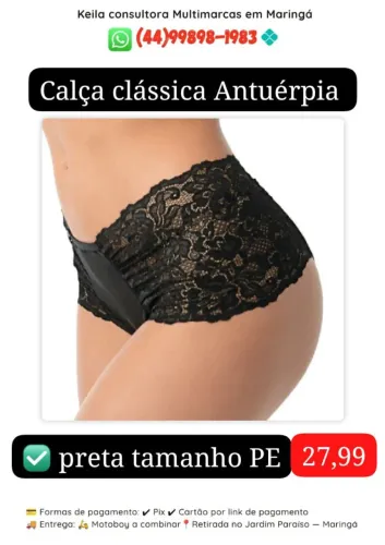 demillus calça clássica Antuérpia PE