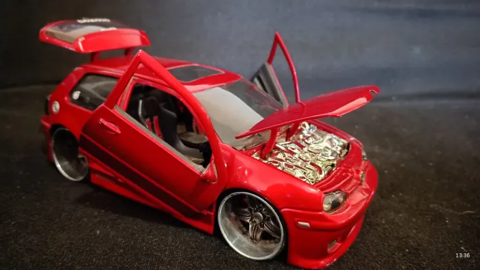 Miniatura golf 1:24 Hotwheels raríssima 
