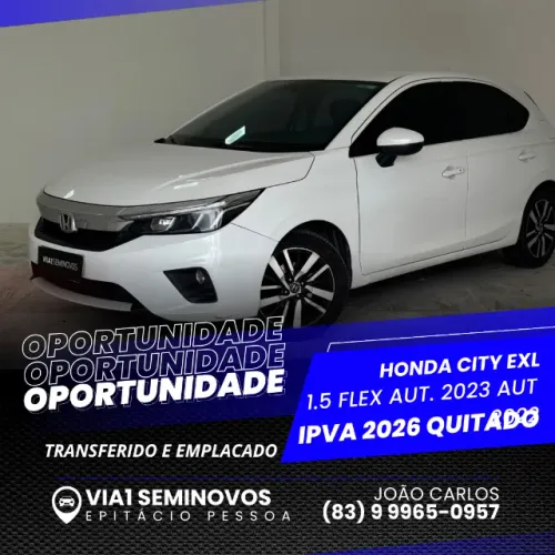 Honda City Hatchback EXL 1.5 Flex 16V Aut. 2023