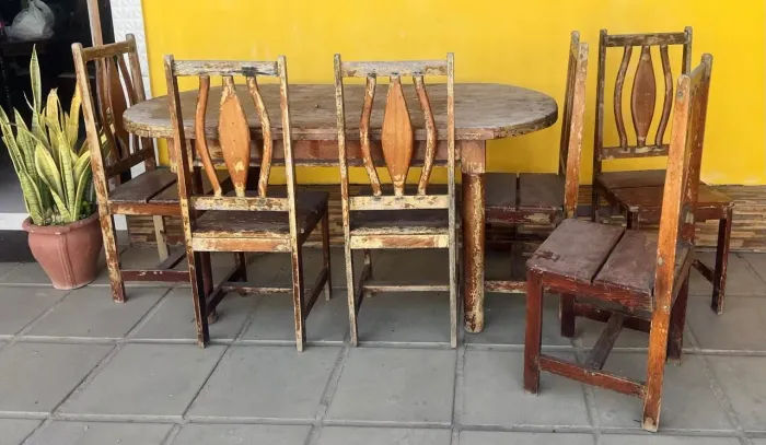 Mesa de jantar 6 lugares