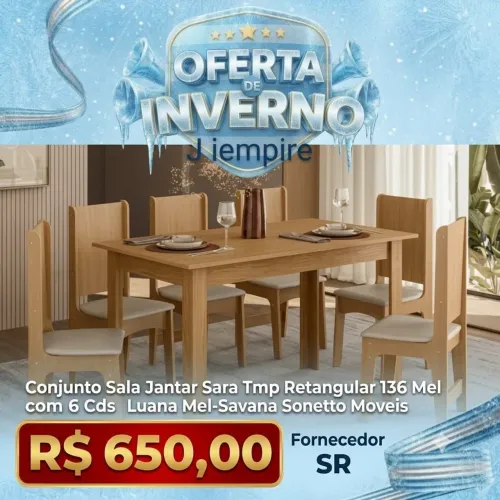 Mesa na promoção