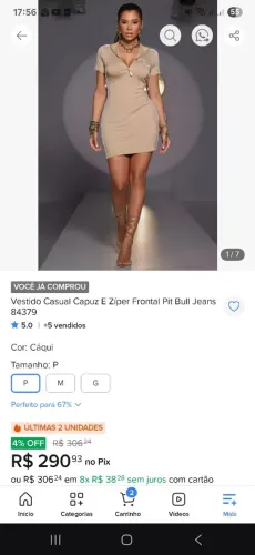 Vestido Casual Pitbull