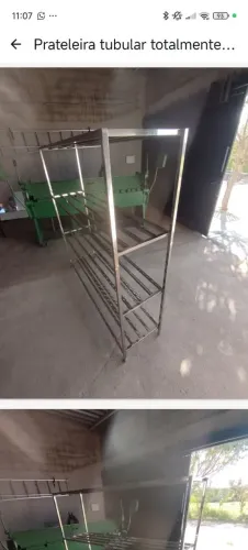 Prateleira inox camara fria