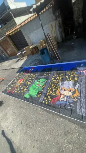 Painel sublinado microfibra