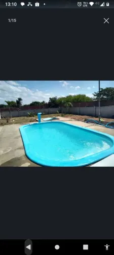 VENDO UMA EXCELENTE CHÁCARA C/PISCINA. 6 MIL MT DE ÁREA. EXTREMOZ. VALOR: 200.000