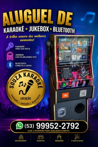 ALUGUEL DE KARAOKÊ/JUKEBOX