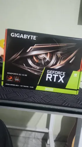 Placa de vídeo RTX 3050 6GB GIGABYTE OC