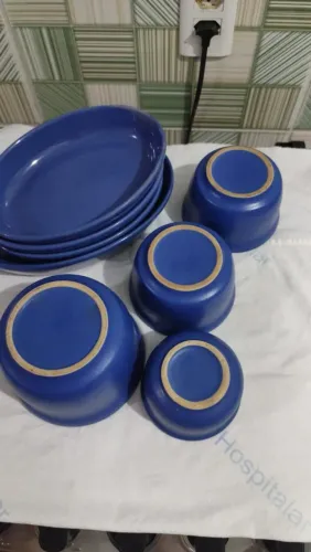 Vendo cerâmica azul pra refeição 