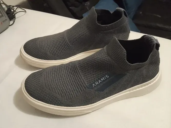 Tênis Aramis Journey Knit cinza, número 39, usado, ler a descrição