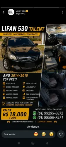 Lifan 530 Talent 1.5 16V 103cv 4P 2015