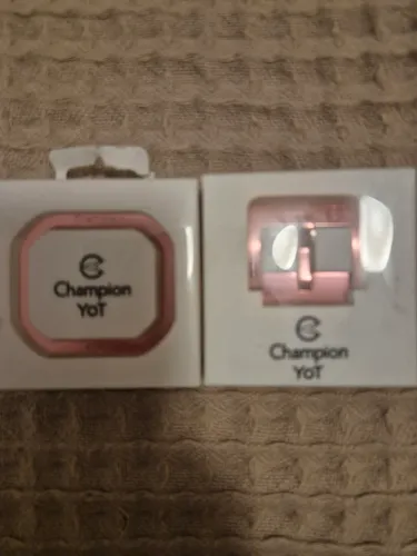 Kit Champion YOT aro e fecho rosa bebe