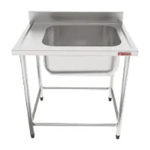 MESA COM CUPA PARA COZINHA INDUSTRIAL