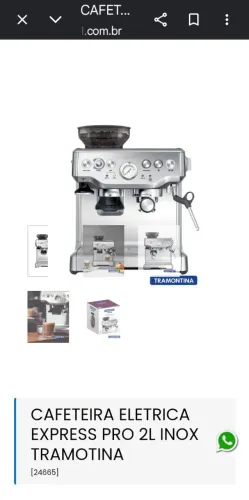 CAFETEIRA ELETRICA EXPRESSA pro de 2 Lt Inox
